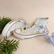 Jellyfish Embroidered Converse Chuck Taylor All Star 1970s Personalized Gifts for Her Custom Marine Creatures Embroidered Converse High Tops