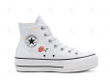 Personalize Embroidery P1harmony Seventeen Zb1 Shoes, Converse P1harmony Seventeen Zb1 Chuck Taylor High Top, P1harmony Seventeen Zb1 Embroidery Converse, Custom Converse Platform Hand Embroidery Converse