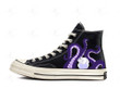 Personalize Ursula Disney Painting Shoes, Converse The Little Mermaid Chuck Taylor High Top, Custom Disney Converse, Custom Handmade Painted Converse