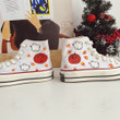 Sample Halloween Hand Painted Shoes 36.5 White