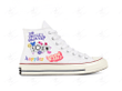 Personalize Olivia Rodrigo Hand-Painted Shoes, Guts World Tour Converse Chuck Taylor High Top, OR Custom Handmade Painting Converse
