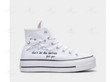 Personalize Lights Embroidery Converse, Lights Turn Off Can Be Turn On Embroidery Chuck Taylor High Top, Embroidered Converse