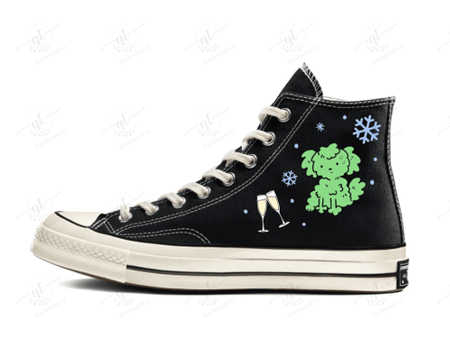 Personalize Albums Patterns Embroidery Converse, Taylor Swift Embroidery Chuck Taylor High Top, Swiftie Embroidered Converse