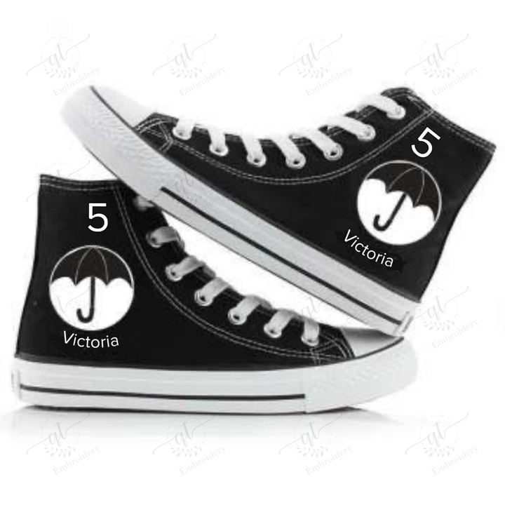 Personalized Umbrala Academy Converse High Top Shoe