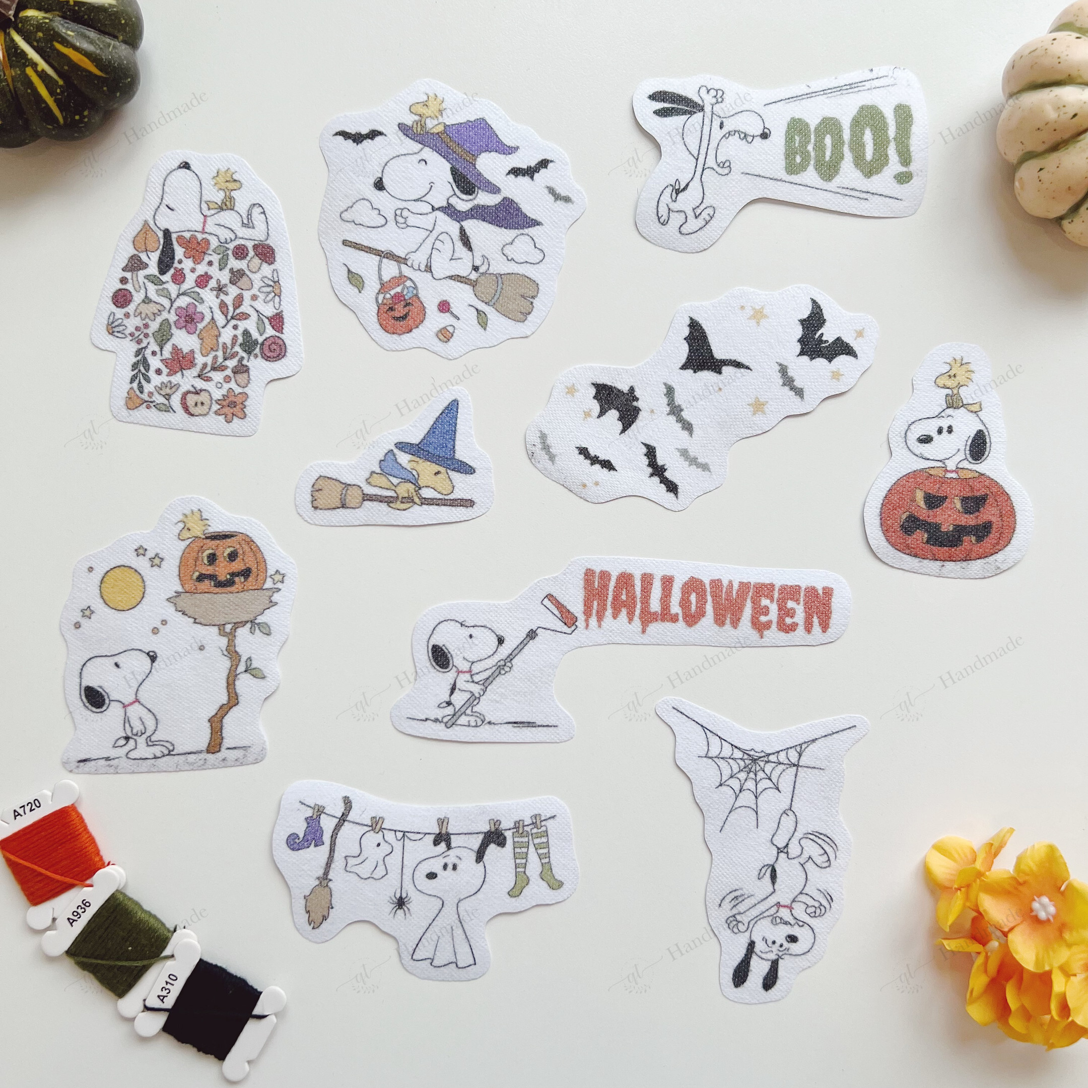 Snoopy Bat Halloween Embroidery Patterns - Stick & Stitch For Beginners ...
