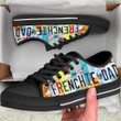 Frenchie Dad Low Top Shoes M2 THS23041802