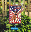 DIF6003-Boxer  God bless america - 4th of july Personalized Flag