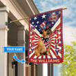 DIF6018-French Bulldog God bless america - 4th of july Personalized Flag