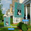 BIF20083103 Border Collie All Guests Approved Personalized Flag