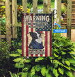 BIF20070205 Patrolled by Border Collie Personalized Flag