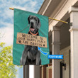 THF20072909 Great Dane-Welcome to our happy place Personalized Flag