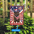 DIF6024-Newfoundland God bless america - 4th of july Personalized Flag