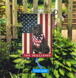 BIF1312 Black Pug Personalized Flag