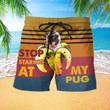 TUO0104  - TUH0104 Pug - Hawaii Shirts - Men's Shorts