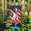 DIF4004-beagle Personalized  Flag