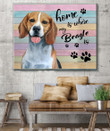 CHD0118 Beagle Matte Canvas