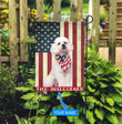 BIF0347 Poodle Personalized Garden Flag