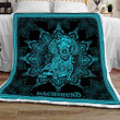 MHQD2003 Dachshund Mandala Quilt Blanket