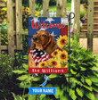 DIF12006-Dachshund Personalized Flag