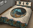 THE5057 Yin Yang dog horse Quilt Bed Set