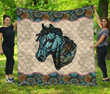 Horse Quilt Bed Set & Quilt Blanket THE20070702-THQ20070702