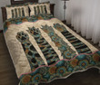 THQ5002 Cat Paw Quilt Bed Set