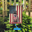 BIF0505 Siamese cat Personalized Garden Flag