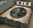 THE5046 Yin and Yang Cat Quilt Bed Set