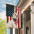 THF0134 West Highland White Terrier God Bless House Flag