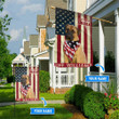 THF0211 Bullmastiff God Bless America Personalized Flag