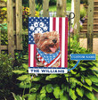 CHFD0425 Yorkshire Terrier Personalized Garden Flag