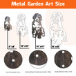 Bernedoodle Metal Garden Art THMS22050351