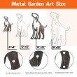German Shorthaired Pointer Metal Garden Art THMS22050353