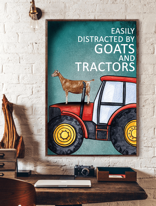 Goats And Tractors Poster BIK20110401