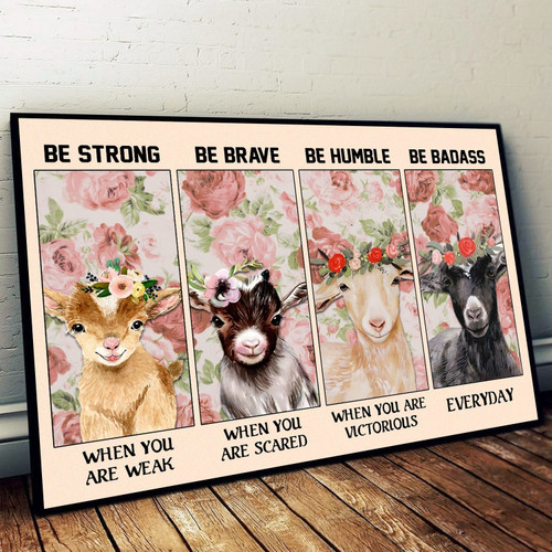 Goats-Be strong Poster TRK20111302