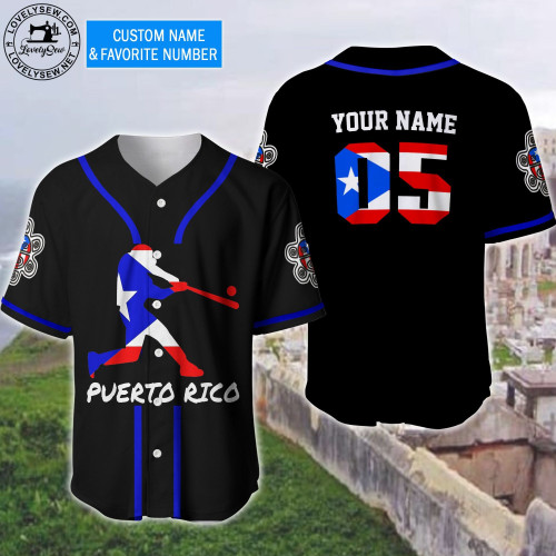 Puerto Rico Baseball Personalized Baseball Shirt HOT21071404