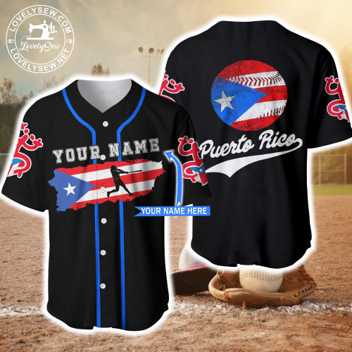Puerto Rico Baseball Personalized Baseball Shirt HOT21071403