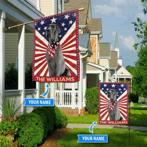 DIF3022-Great Dane Personalized Flag