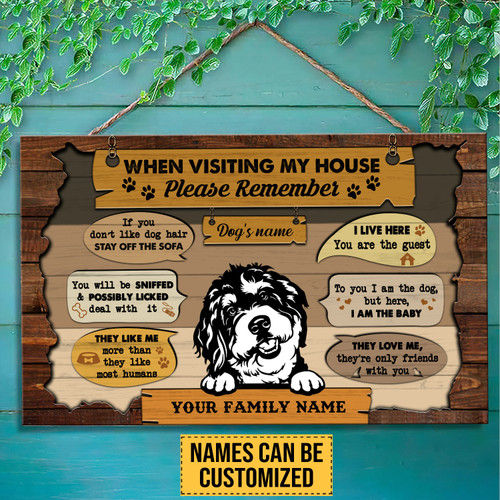 Bernedoodle Personalized Pallet Sign THPS21120357
