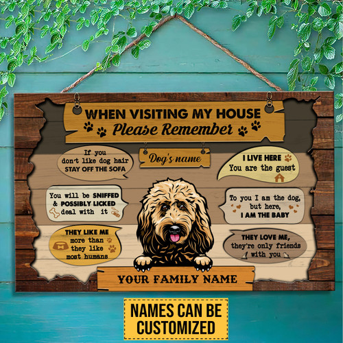 Goldendoodle Personalized Pallet Sign THPS21120361