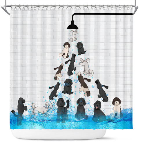 Labradoodle Shower Curtain M1 THSC22041755