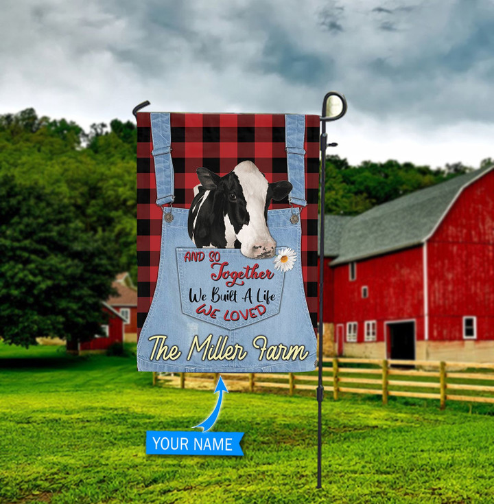 Dairy Cattle TUF0809 Personalized Flag