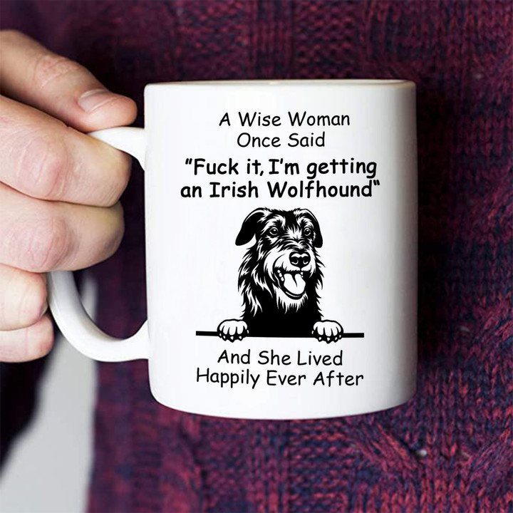 Irish Wolfhound Happily Mug THM22021155