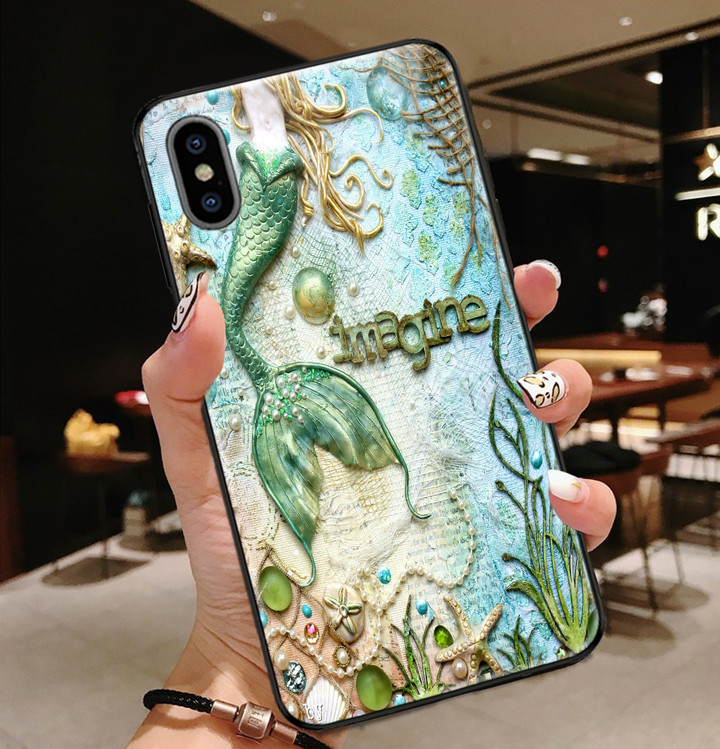 Mermaid Glass Phone Case THP23061351