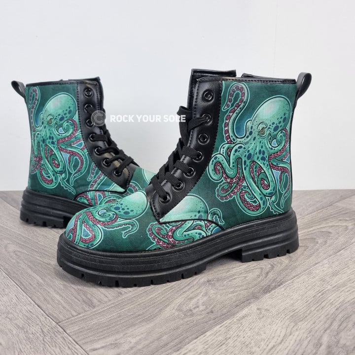 Octopus Leather Boots THBOOTD23071050