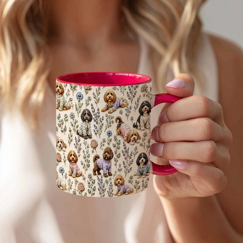 Cockapoo Accent Edge-to-Edge Coffee Mug CM26052204