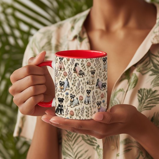 Schnauzer Accent Edge-to-Edge Coffee Mug CM26052207