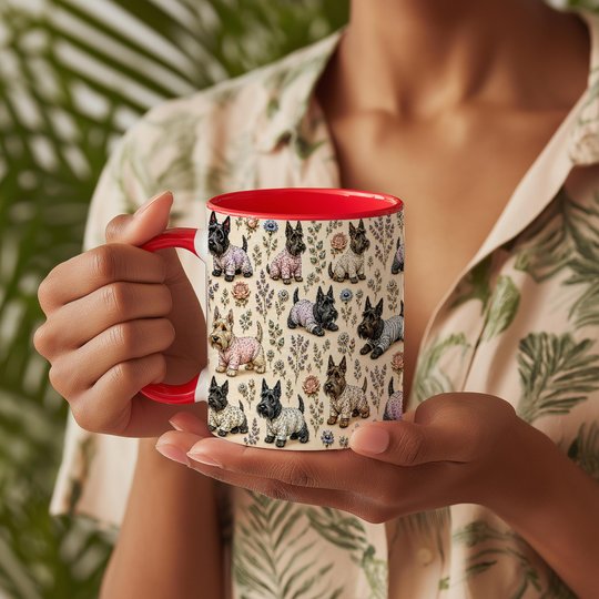 Scottish Terrier Accent Edge-to-Edge Coffee Mug CM26052208