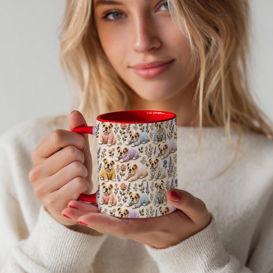 Bulldog Accent Edge-to-Edge Coffee Mug CM26052611