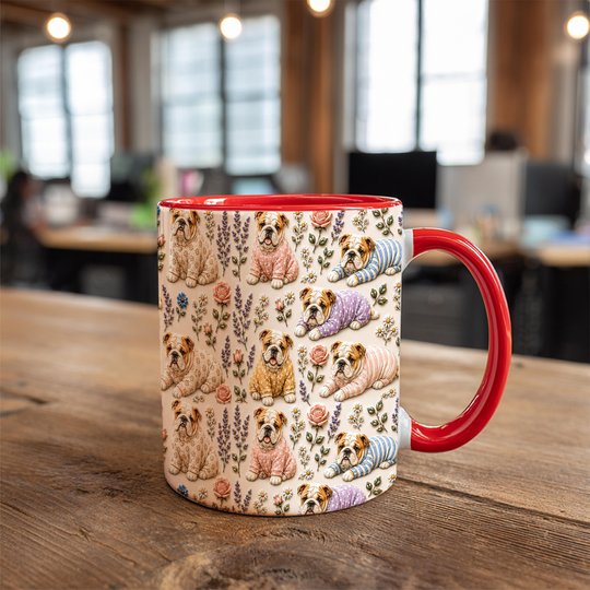 Bulldog Accent Edge-to-Edge Coffee Mug CM26052611